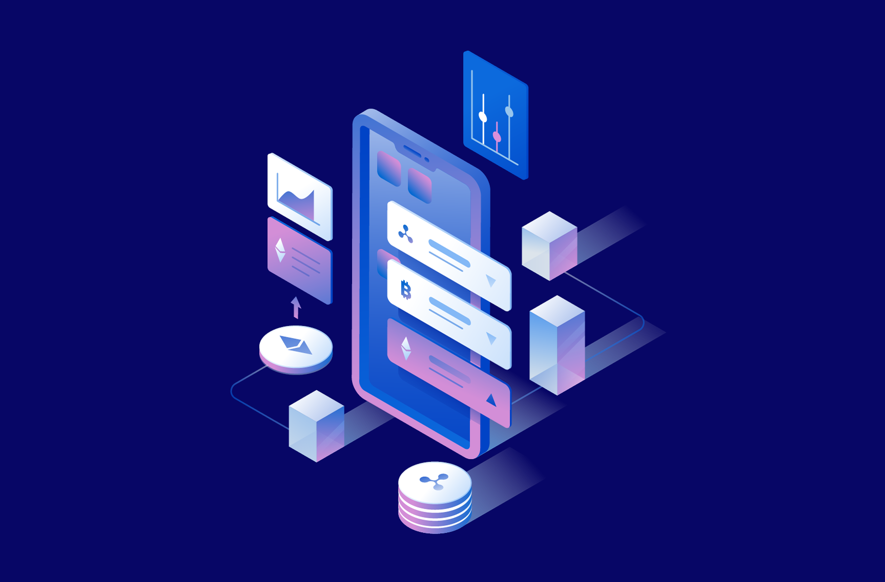 Crypto Illustration_Crypto Mobile App 1